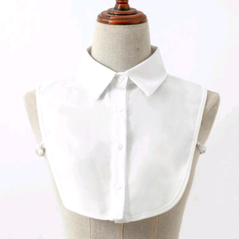 solid white collar - Picture 2 of 2